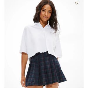 AE Plaid Pleated Skirt
